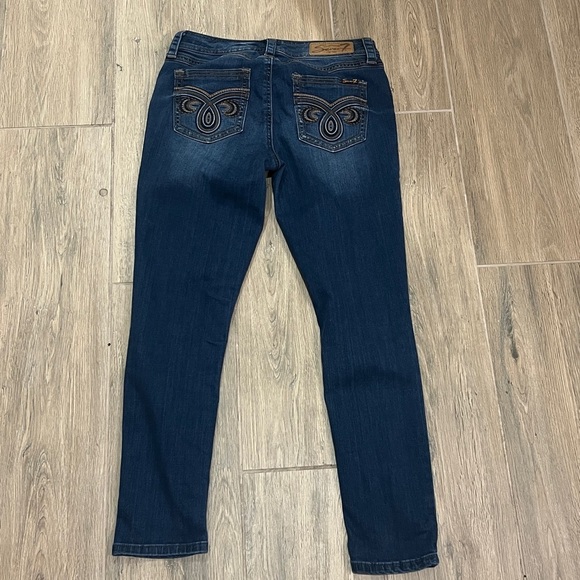 Seven 7 Jeans Blue Stretchy Ankle Skinny Vintage Slim 6 Comfy Citizens Humanity - Picture 9 of 11